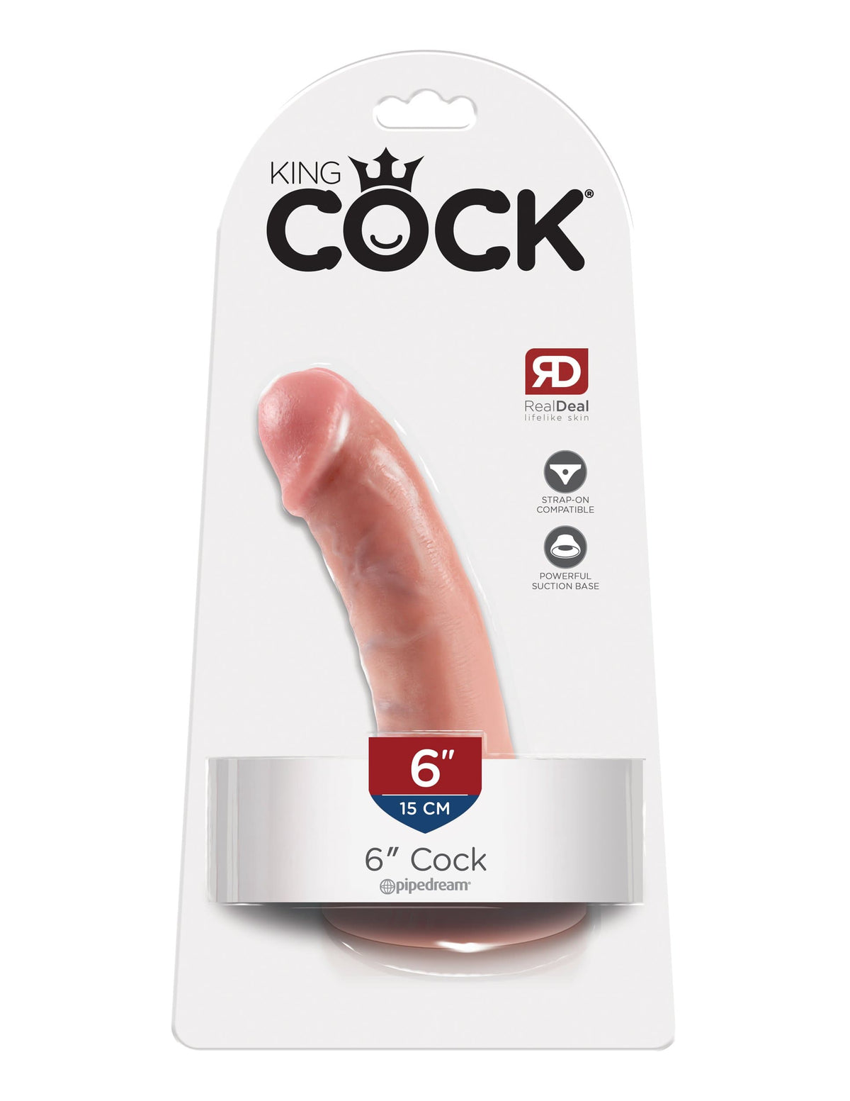 King Cock 6-Inch Cock - Flesh Default Title