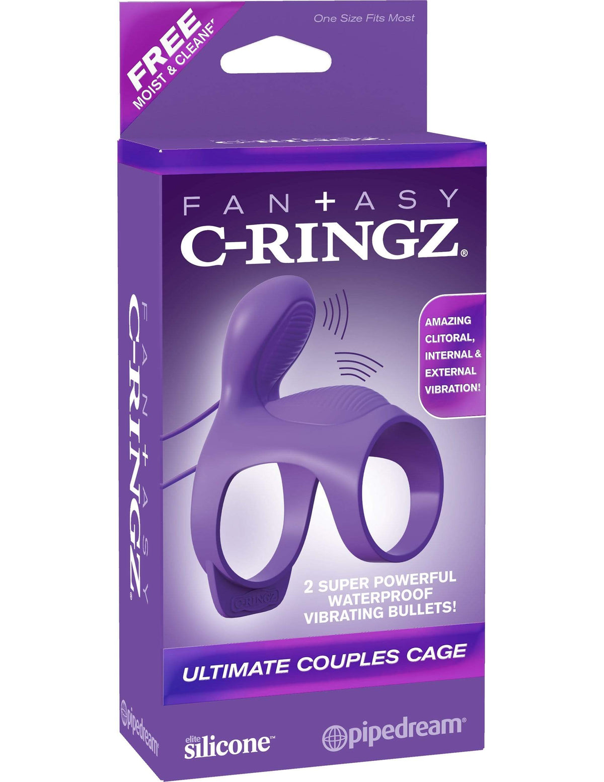 Fantasy C-Ringz Ultimate Couples Cage - Purple Default Title