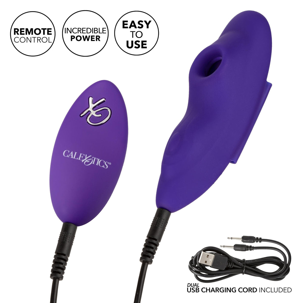 lock n play remote suction panty teaser purple