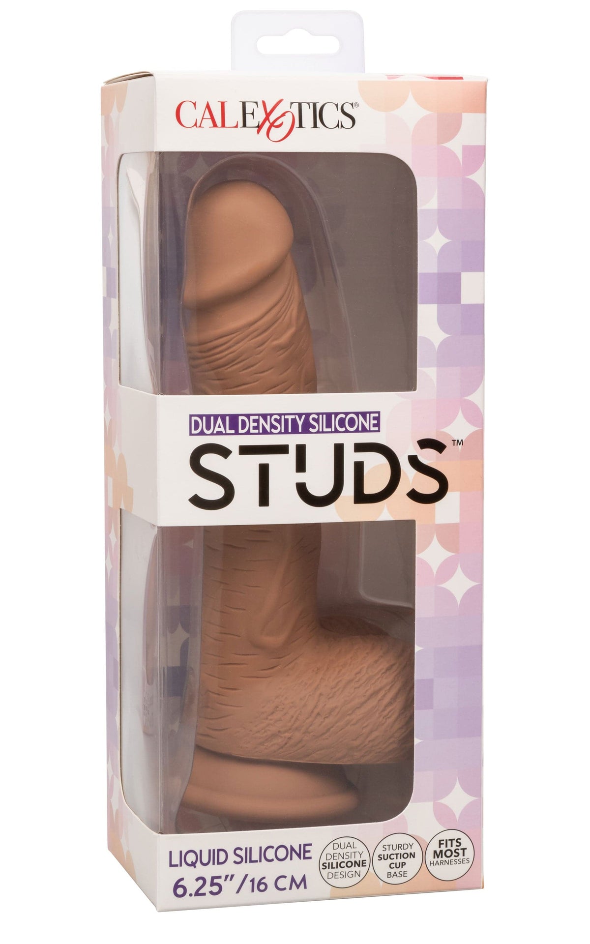 dual density silicone studs 6 25 inch brown