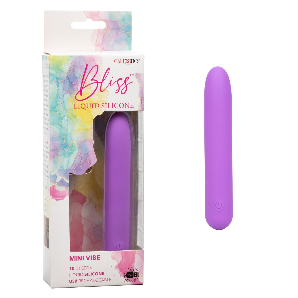 bliss liquid silicone mini g vibe purple 1