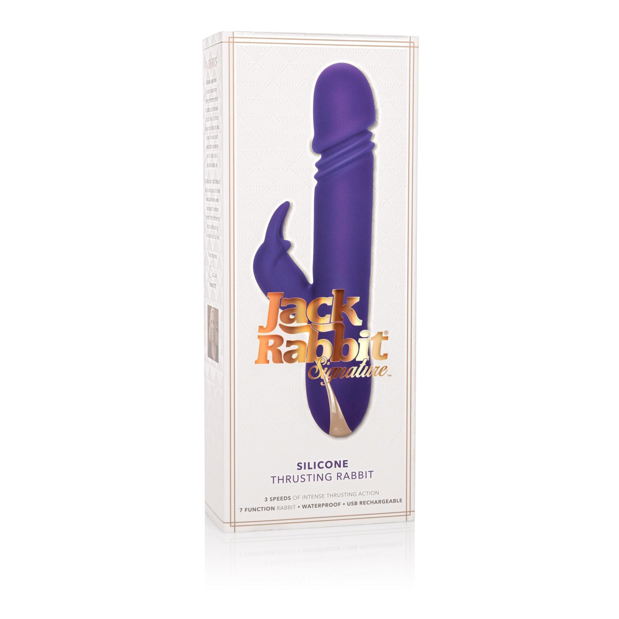 calexotics   premium jack rabbit silicone thrusting rabbit