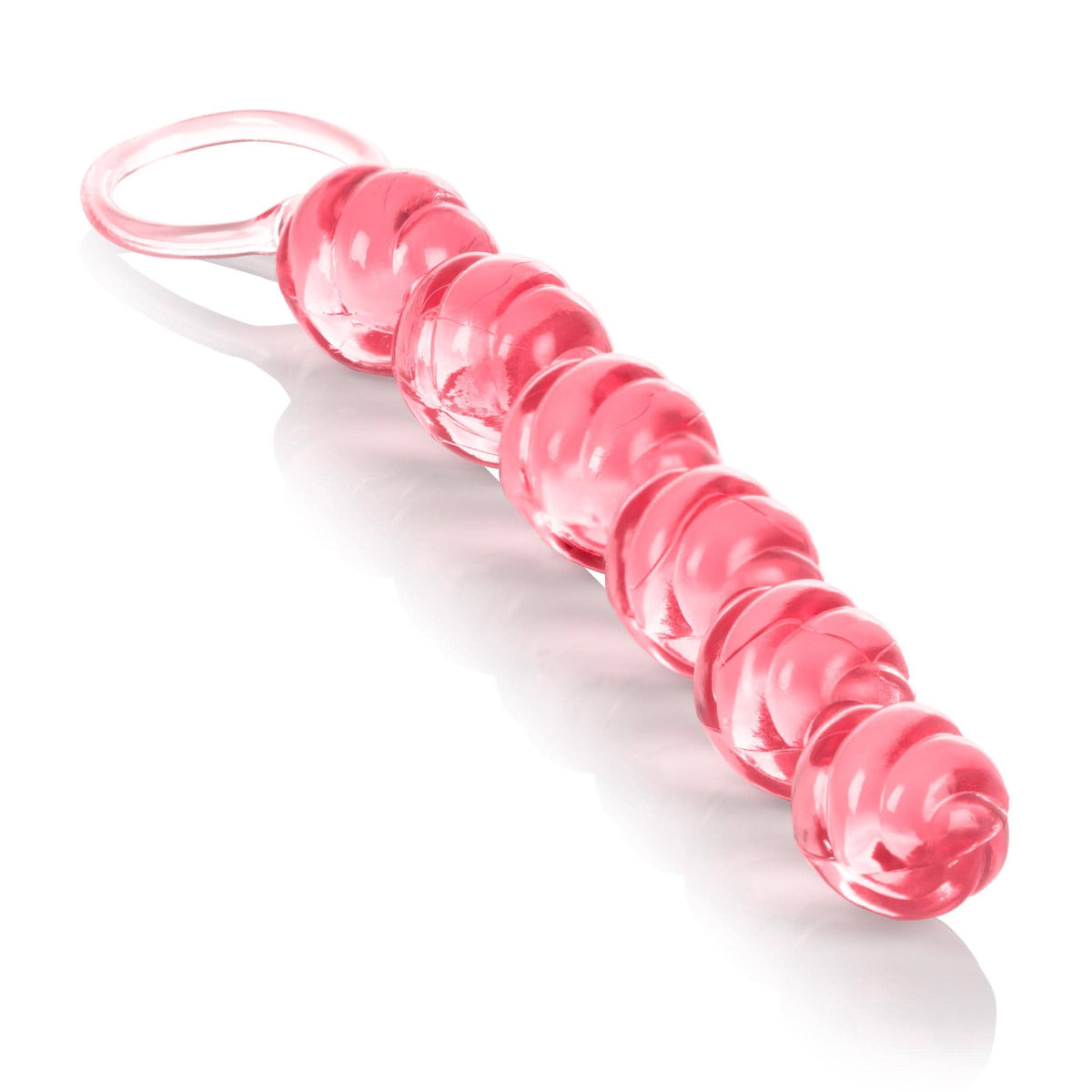 calexotics   swirl pleasure beads pink