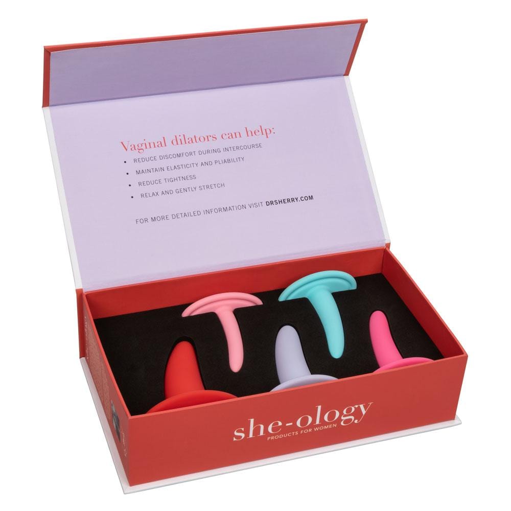 calexotics   she ology 5 piece wearable vaginal dilator set