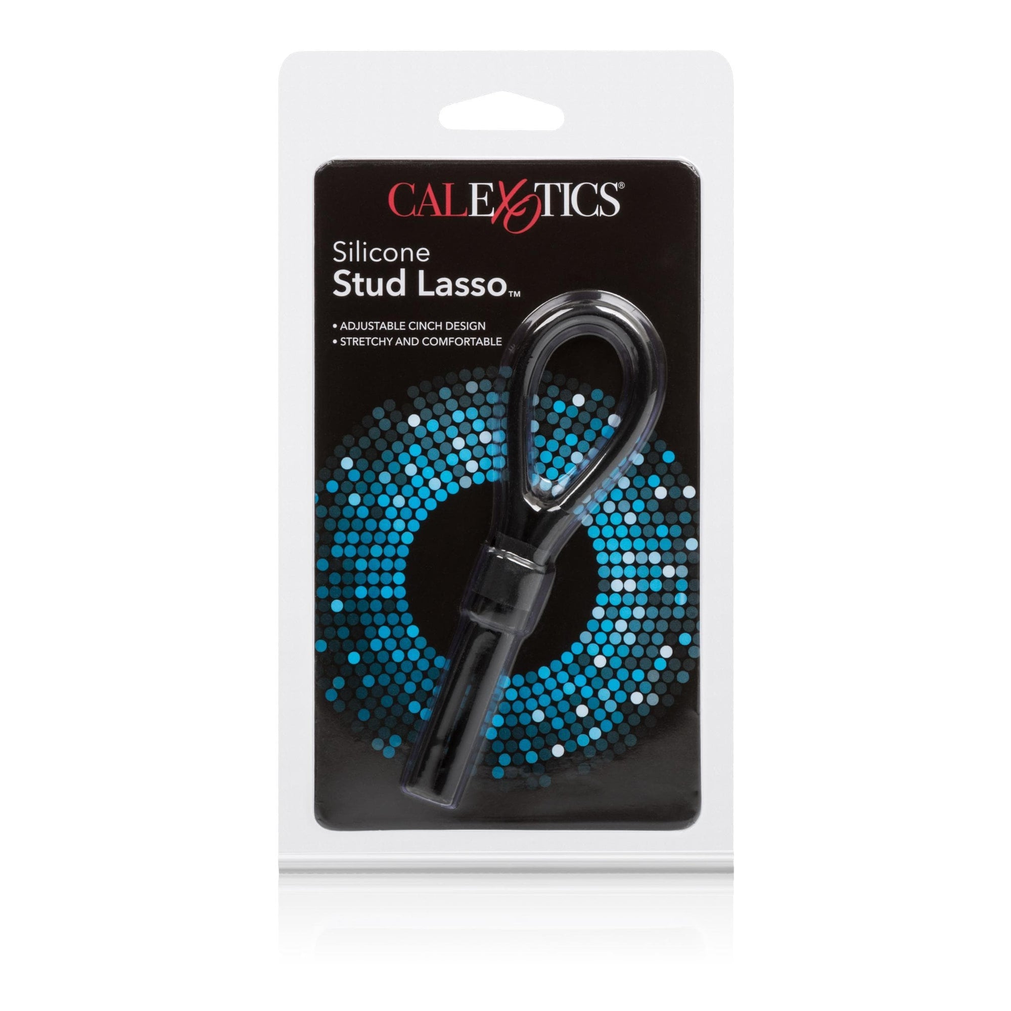 calexotics   silicone stud lasso black