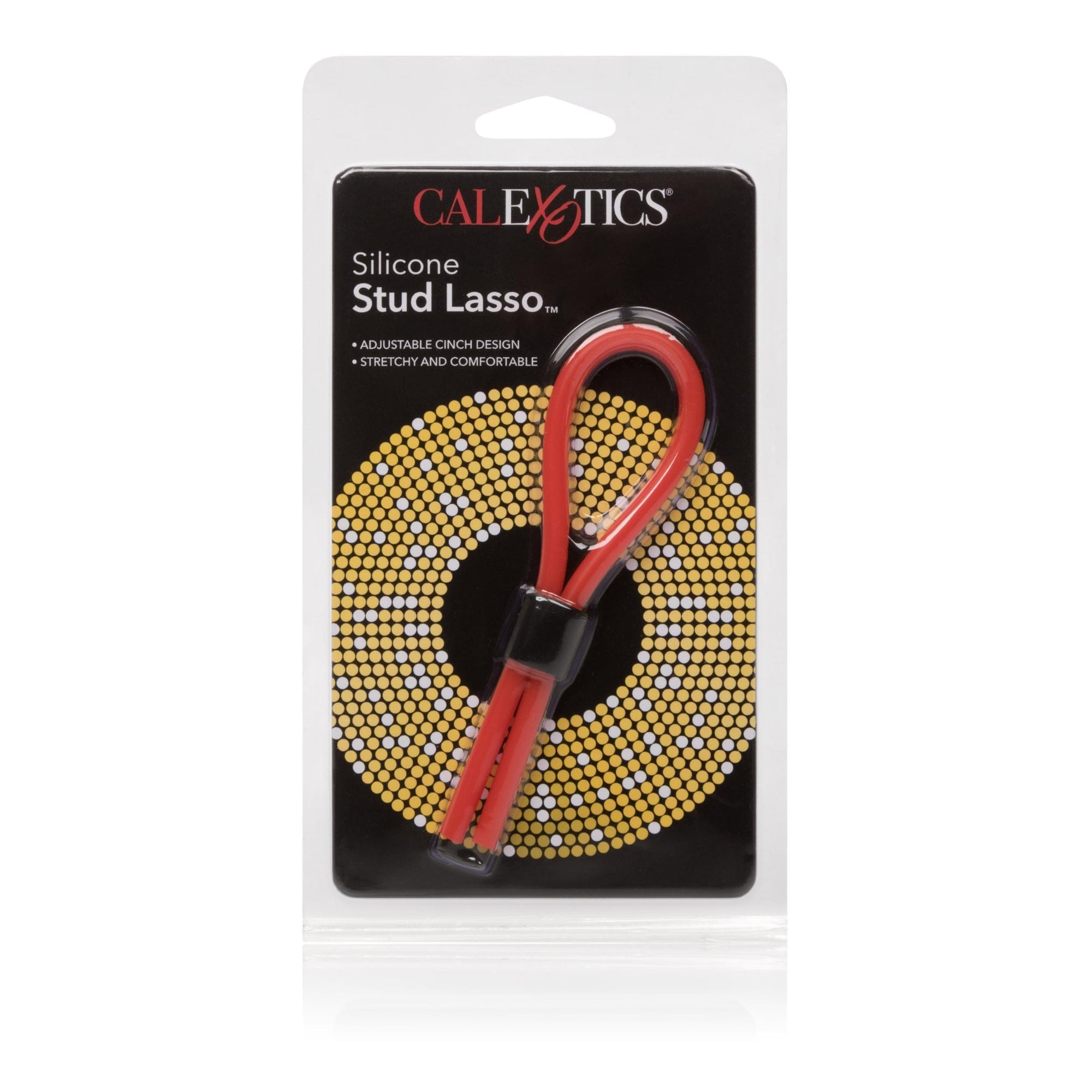 calexotics   silicone stud lasso red