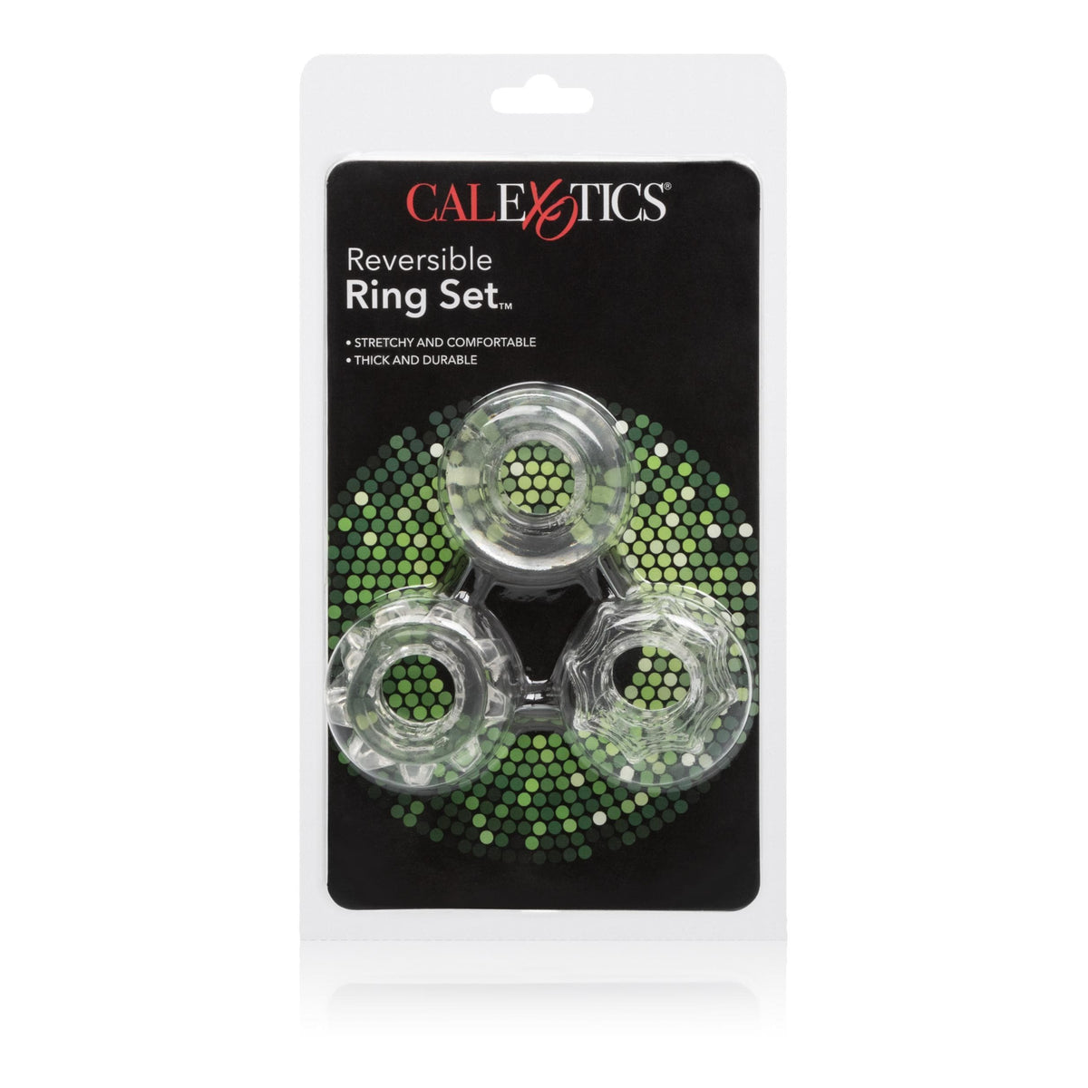 calexotics   reversible ring set clear