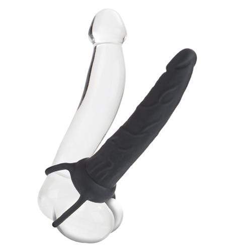 calexotics   silicone love rider dual penetrator black