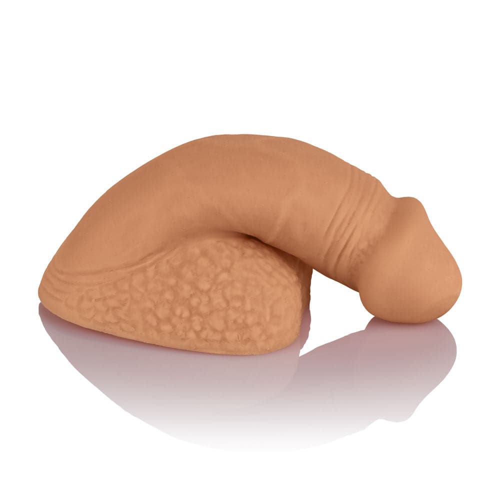 packer gear 4 inch silicone packing penis tan