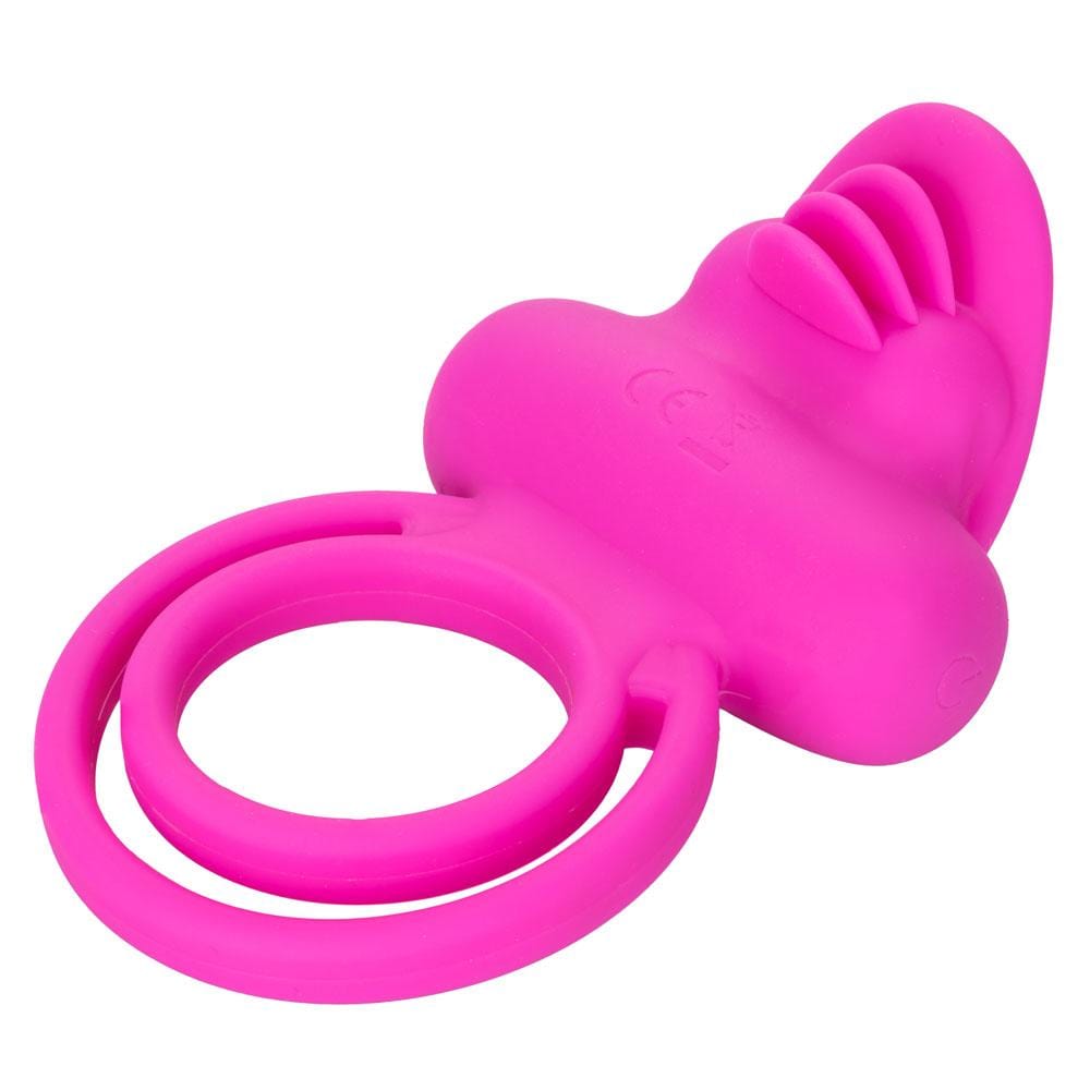 calexotics   silicone rechargeable dual clit flicker enhancer