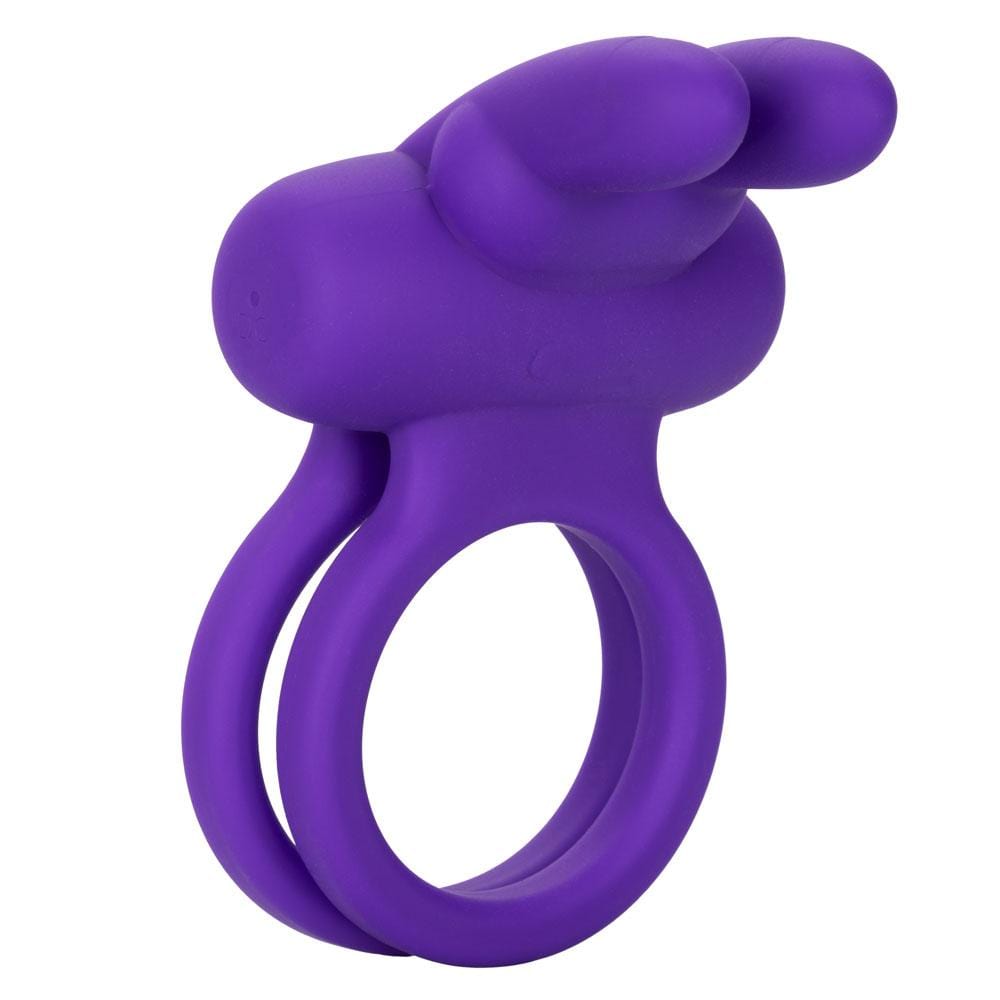 calexotics   silicone rechargeable dual rockin rabbit enhancer