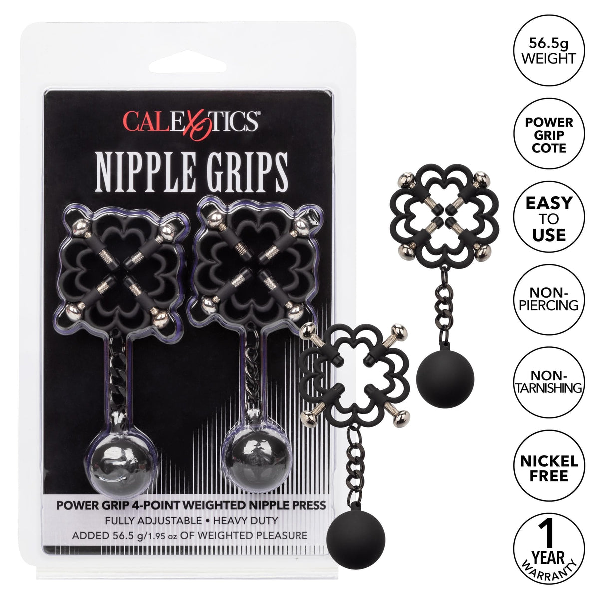 nipple grips power grip 4 point weighted nipple press