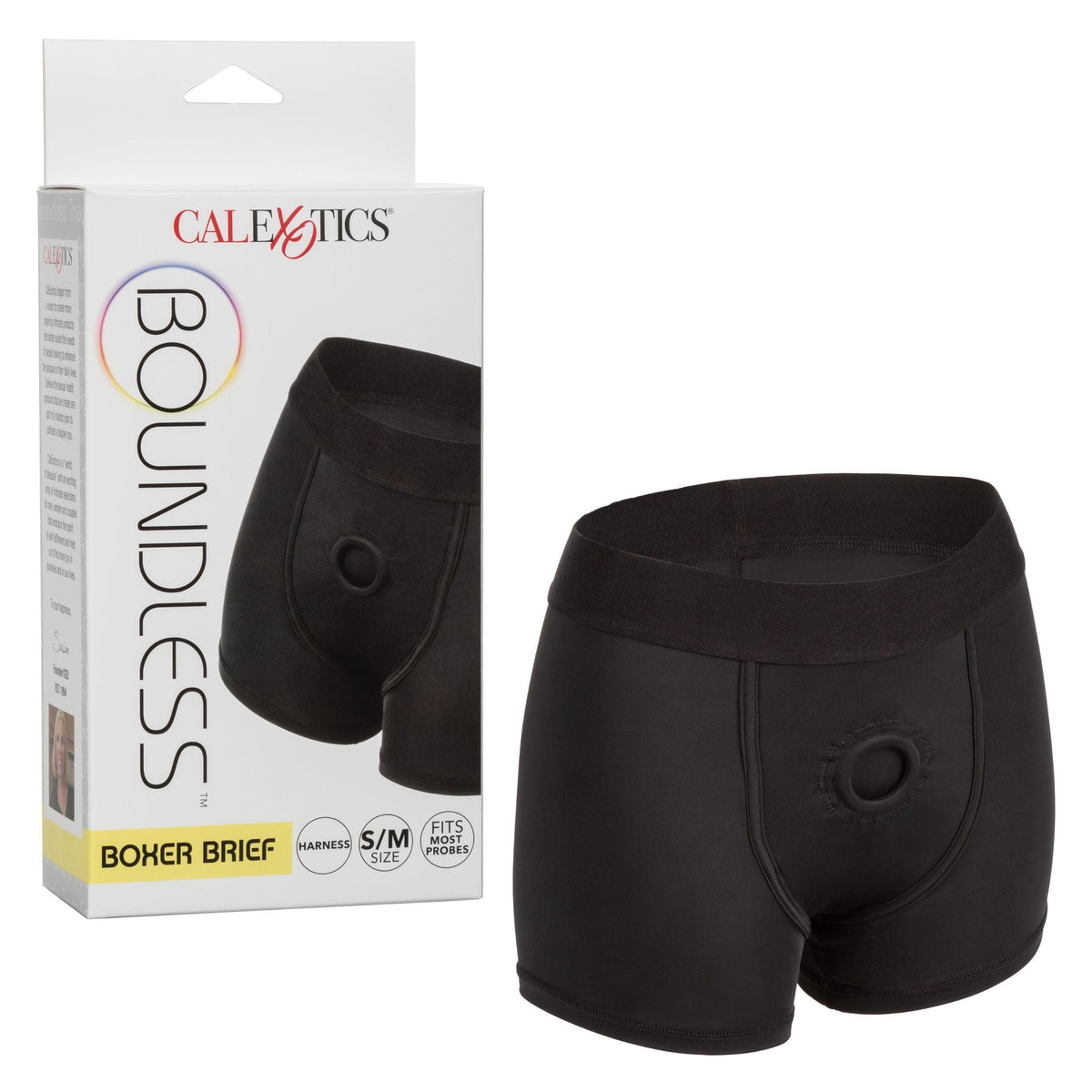 calexotics   boundless boxer brief s m black