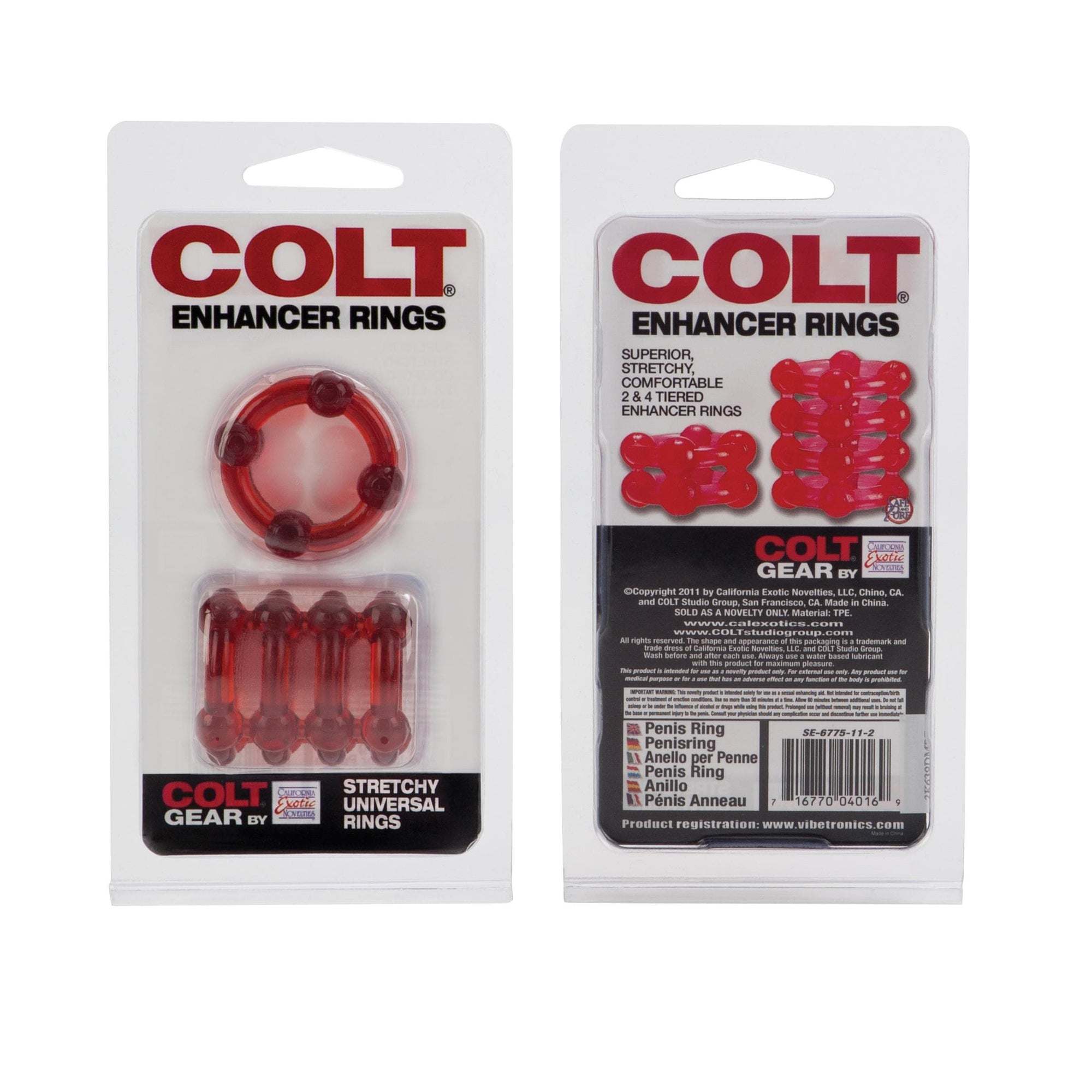 calexotics   colt enhancer rings red