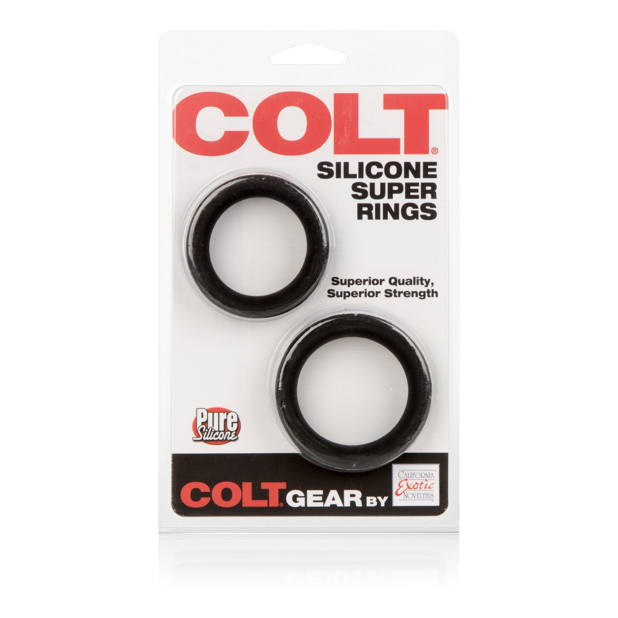 calexotics   colt silicone super rings black