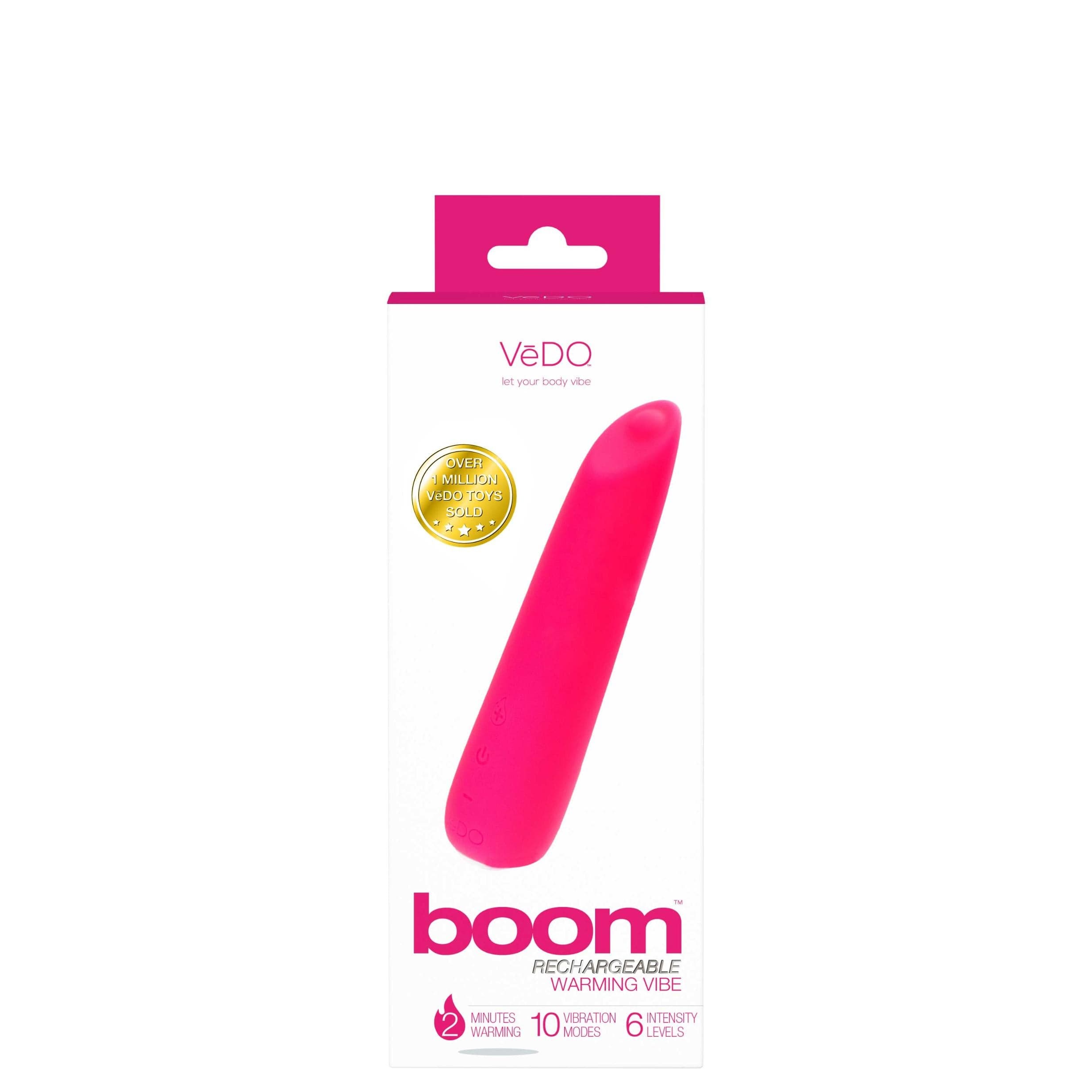 Boom Rechargeable Warming Vibe - Foxy Pink - Stuffgoodies