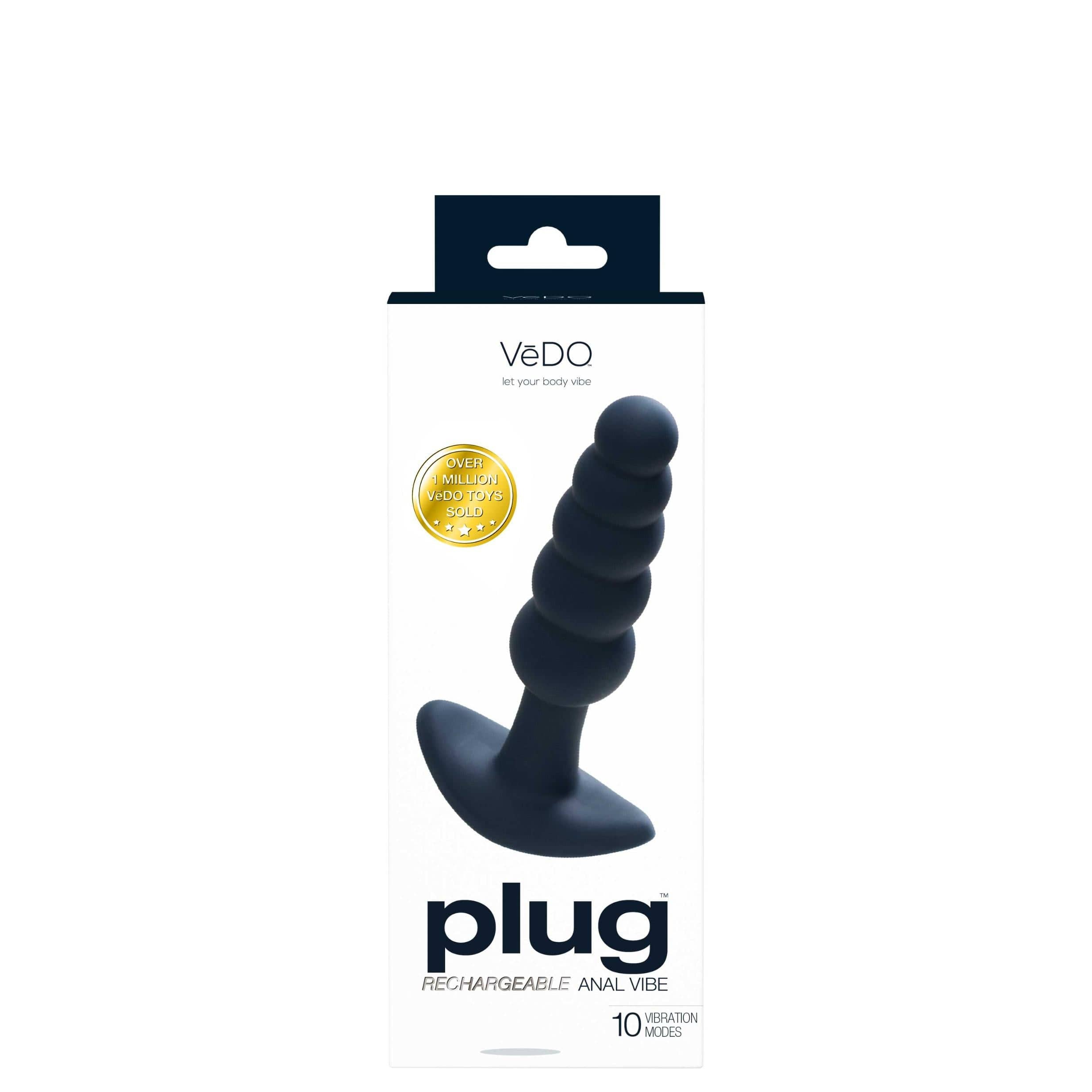 Plug Rechargeable Anal Vibe - Black Pearl - Stuffgoodies