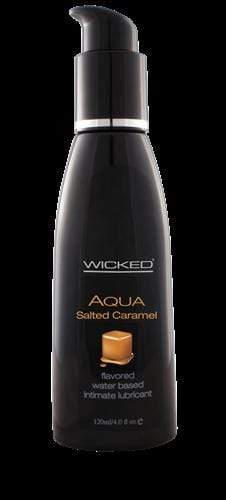 Aqua Salted Caramel Flavored Water-Based Intimate Lubricant 2 Oz. Default Title