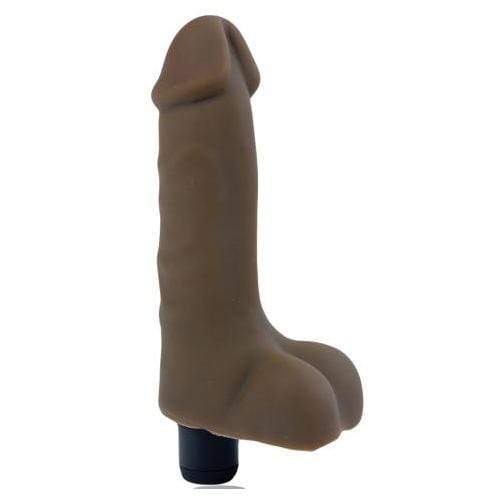 Blush Novelties   x5 plus 7 vibrating cock brown