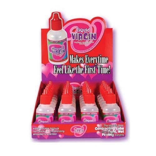 liquid virgin contracting lubricant 24 pc display