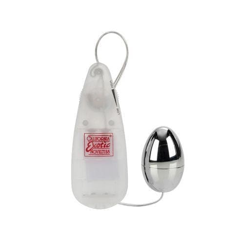 calexotics   pocket exotics vibrating egg silver