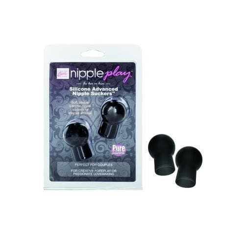 calexotics   nipple play silicone advanced nipple suckers black